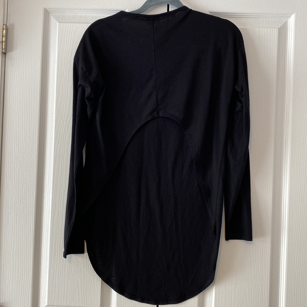 Gymshark Open Back Long Sleeve Workout Top Size Small Athleisure Activewear - Picture 3 of 9